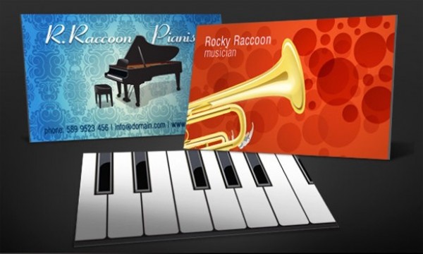web vector unique ui elements trumpet stylish set quality presentation piano original new musician music keyboard interface illustrator identity horns high quality hi-res HD graphic grand piano fresh free download free elements download detailed design creative card business cards AI 