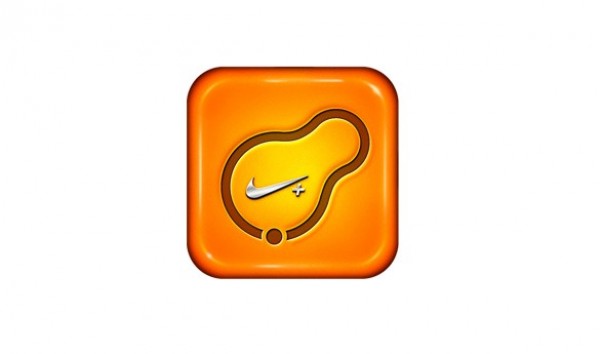 web unique ui elements ui stylish sports running run rounded quality psd original orange nike+ nike icon new modern interface icon hi-res HD glossy fresh free download free elements download detailed design creative clean 
