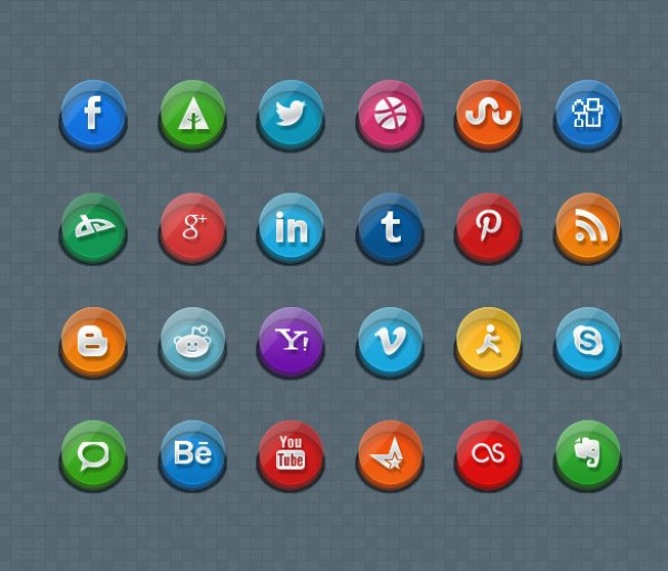 web unique ui elements ui stylish social media icons social icons set round quality psd png pack set original new modern interface ico hi-res HD glass fresh free download free elements download detailed design creative clean 3d 