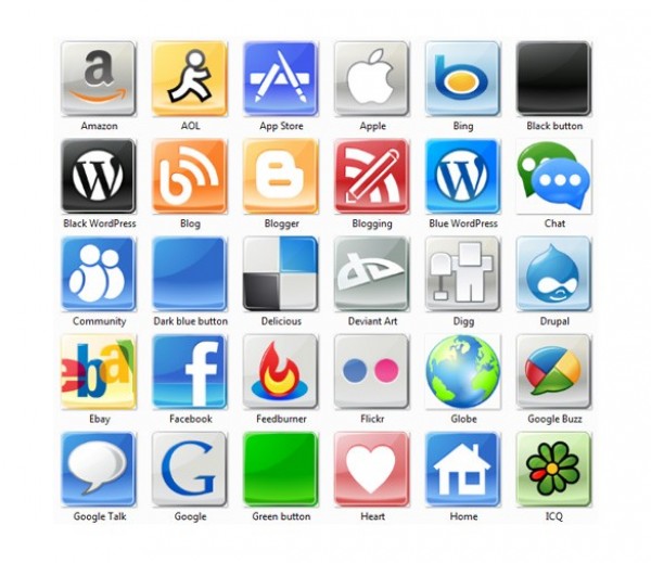 web icons set web unique ui elements ui stylish social networking icons social icons set social quality png pack set original new modern interface icons ico home hi-res HD fresh free download free elements download detailed desktop design creative colorful clean chat bookmarking 