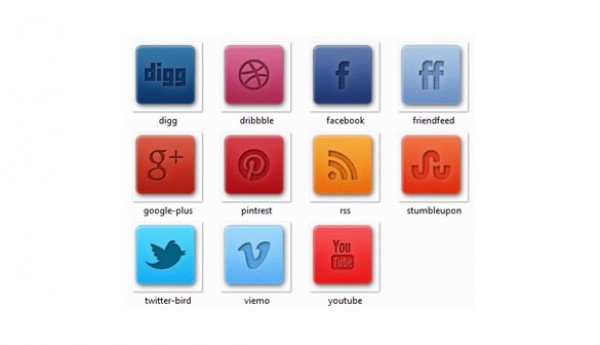 web unique ui elements ui stylish square social icons set social rounded quality png pinterest original new networking modern media interface hi-res HD fresh free download free elements download detailed design creative clean 