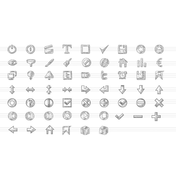web vector doodle icons vector unique ui elements stylish social shapes set quality pencil pack original new interface illustrator icons high quality hi-res HD hand drawn graphic fresh free download free elements drawn drawing download doodle detailed design cubes creative checkboxes buttons arrows AI 