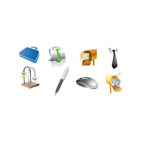 web vector office icons vector unique ui elements tie stylish set quality original office icons new mouse mailbox mail interface illustrator high quality hi-res HD graphic fresh free download free elements dress tie download detailed design creative business icons business briefcase AI 