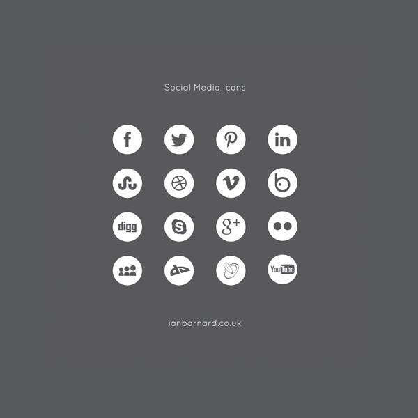web vector unique ui elements stylish social icons set social icons social set round quality original new networking mono media interface illustrator icons high quality hi-res HD graphic fresh free download free EPS elements download detailed design creative 