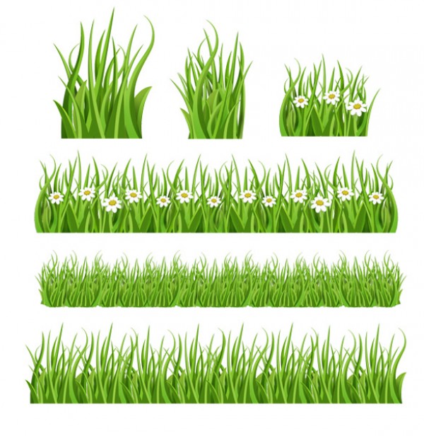 Vectors vector graphic vector unique summer spring quality Photoshop pack original modern lawn illustrator illustration high quality green grass green grass fresh free vectors free download free eco download daisy daisies creative background AI 
