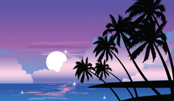 web Vectors vector graphic vector unique ultimate ui elements tropics tropical stylish simple silhouette scene quality psd png Photoshop palms pack original ocean night new moonlit moonlight moon modern jpg interface illustrator illustration ico icns high quality high detail hi-res HD gif fresh free vectors free download free evening elements download detailed design creative clean background AI 