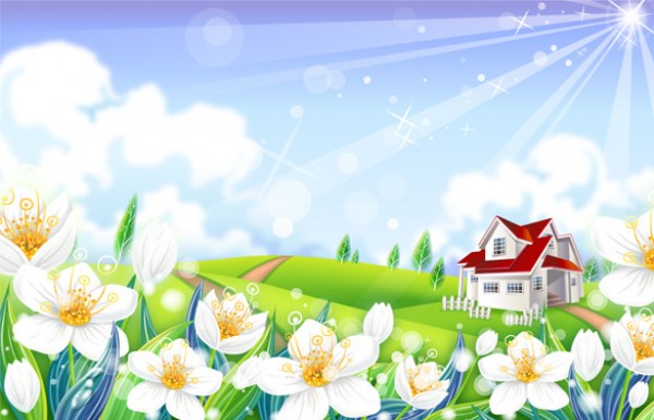 web Vectors vector graphic vector unique ultimate ui elements spring quality psd png Photoshop pack original new modern meadow landscape jpg illustrator illustration ico icns house high quality hi-def HD fresh free vectors free download free flowers fields elements download design creative countryside background AI 
