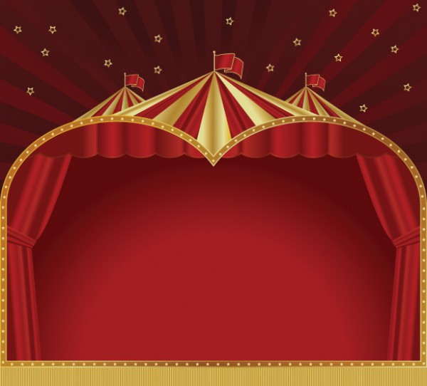 Vectors vector graphic vector unique tent royal red quality Photoshop pack original modern illustrator illustration high quality gold fresh free vectors free download free download creative Circus carnival background AI 