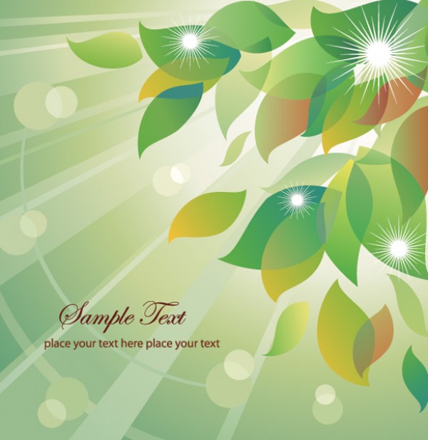 Vectors vector graphic vector unique sunshine sunlight quality Photoshop pack original modern leaves illustrator illustration high quality green fresh free vectors free download free falling leaves ecology eco download creative background AI 