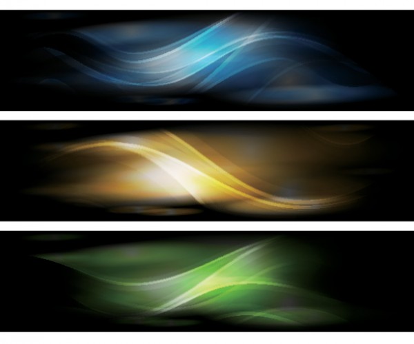 3 Dark Wave Abstract Banner Backgrounds WeLoveSoLo
