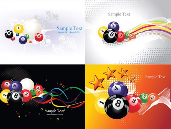 web vector unique ultimate ui elements stylish stars ribbons quality pool pack original new modern interface illustration high quality high detail hi-res HD graphic game fresh free download free elements eight ball download detailed design creative billiards billiard balls banner background abstract 8 ball 