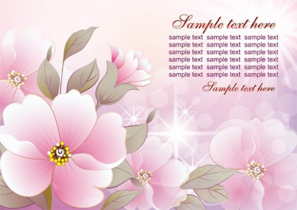 web vector unique stylish spring quality pink flowers pink petals pack original nature modern illustrator high quality graphic garden fresh free download free flower floral download design creative colorful 