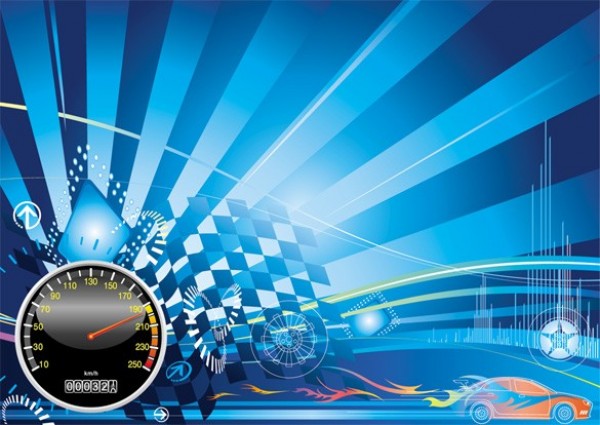 web vector unique ultimate stylish racing theme racing raceway race quality pack original new modern illustrator high quality graphic fresh free download free exciting download design creative checkered flag car racing car blue background abstract 