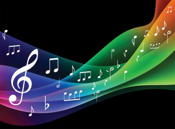 web vector unique ultimate stylish quality original new musical notes musical music modern lines lights illustrator high quality graphic fresh frequency free download free flowing download design curves creative colors colorful black background abstract 