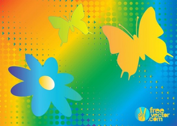 web vector unique stylish rainbow quality original orange new nature modern illustrator high quality halftone green graphic fresh free download free flower floral download dots design creative colors colorful butterfly butterflies blue background abstract 