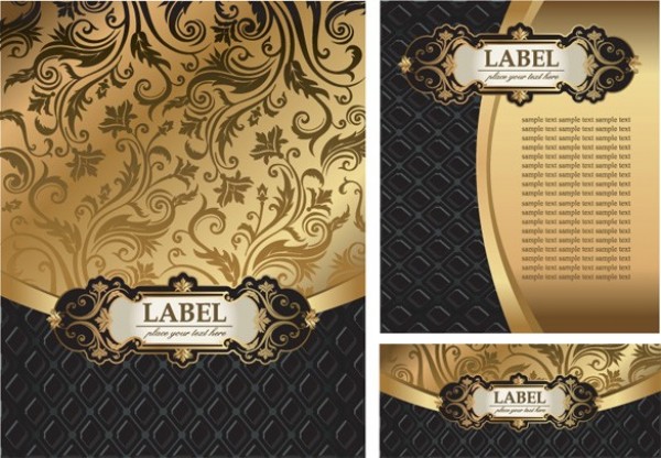 web vintage vector unique ui elements swirls stylish scroll quality pattern ornate original new label interface illustrator high quality hi-res HD graphic gold gleaming fresh free download free floral european elements download detailed design decorative creative covers black background 