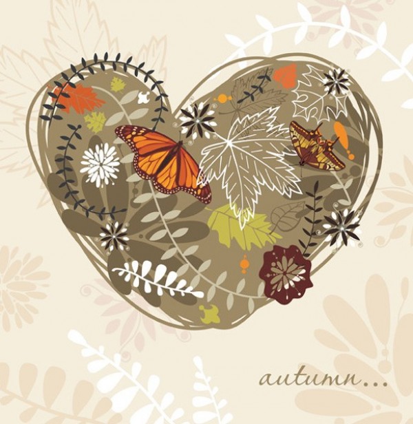 web vector unique stylish red quality original orange leaves leaf illustrator high quality heart graphic fresh free download free floral download design creative butterfly background autumn theme autumn 