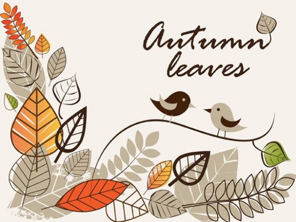 web vector unique stylish quality original nature leaves leaf illustrator high quality graphic fresh free download free download design creative birds background autumn leaves autumn 
