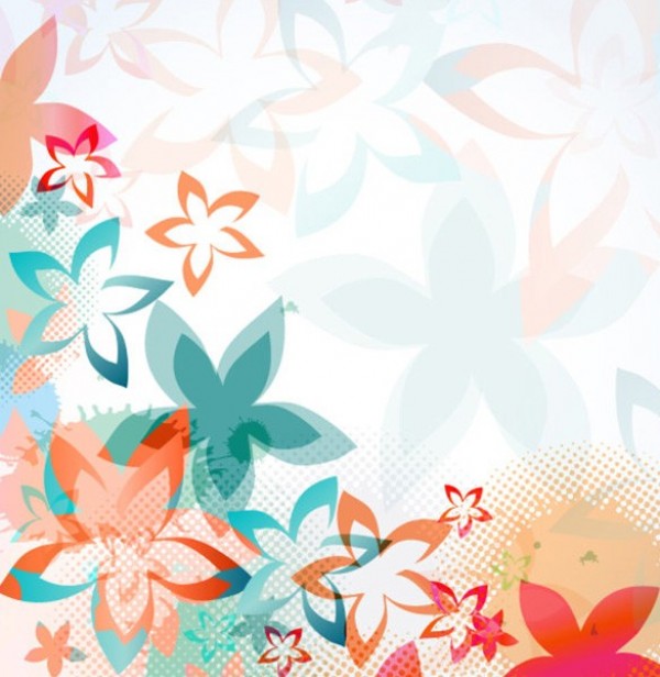 web vector unique stylish quality pretty original new illustrator high quality halftones graphic fresh free download free flowers floral download design creative colorful background abstract 
