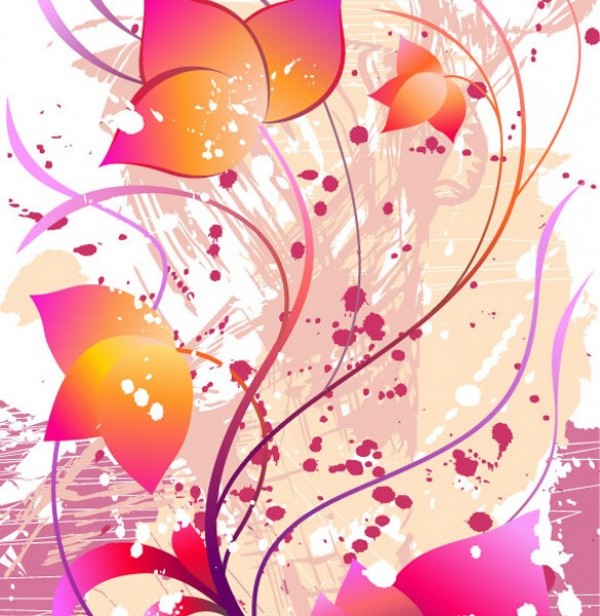 web vector unique stylish quality pink original illustrator high quality graphic fresh free download free flowers floral fashion download design creative background abstract 