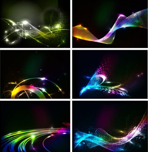 web waves vector unique swirls stylish quality original light show light illustrator high quality graphic fresh free download free electric dynamic download display design creative colors. black background 