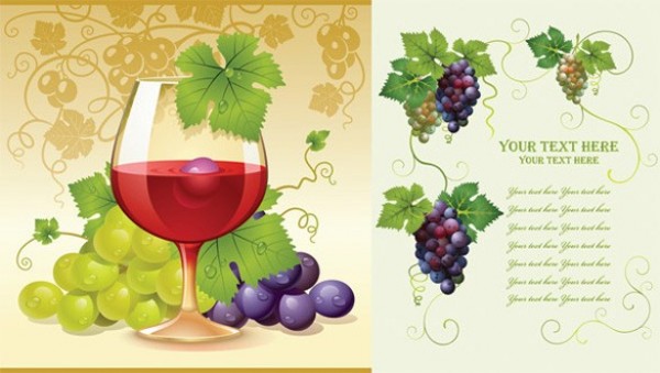 wine glass wine web vintage vineyard vector unique ui elements stylish quality original new ivy invitation interface illustrator high quality hi-res HD graphic grapes fresh free download free elements download detailed design creative 