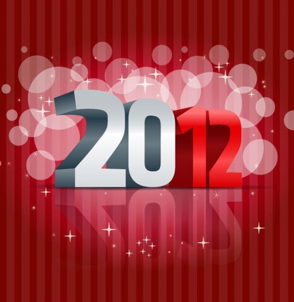 web vector unique stylish red quality original new year 2012 new year illustrator high quality happy graphic fresh free download free download design creative background 2012 