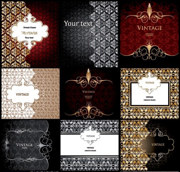 web vintage vector unique ui elements template stylish quality pattern ornate original new luxury interface illustrator high quality hi-res HD graphic fresh free download free elements download detailed design decorative creative card background 