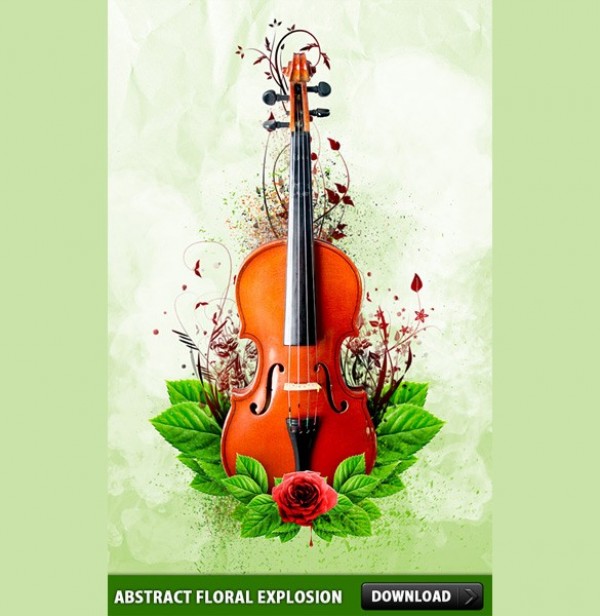 web violin unique ui elements ui stylish simple quality original new nature music modern leaves interface hi-res HD green fresh free download free elements download detailed design creative clean background abstract 