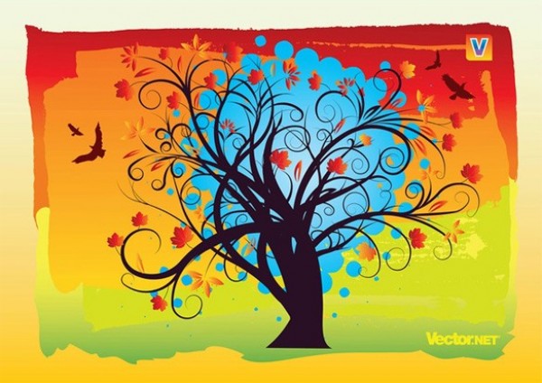 web vector unique tree stylish quality original illustrator high quality graphic fresh free download free download design creative colorful background autumn tree autumn abstract 