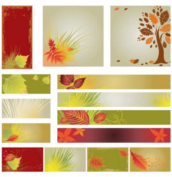 web vector unique stylish quality original leaves illustrator high quality graphic fresh free download free download design creative colorful banners background autumn 