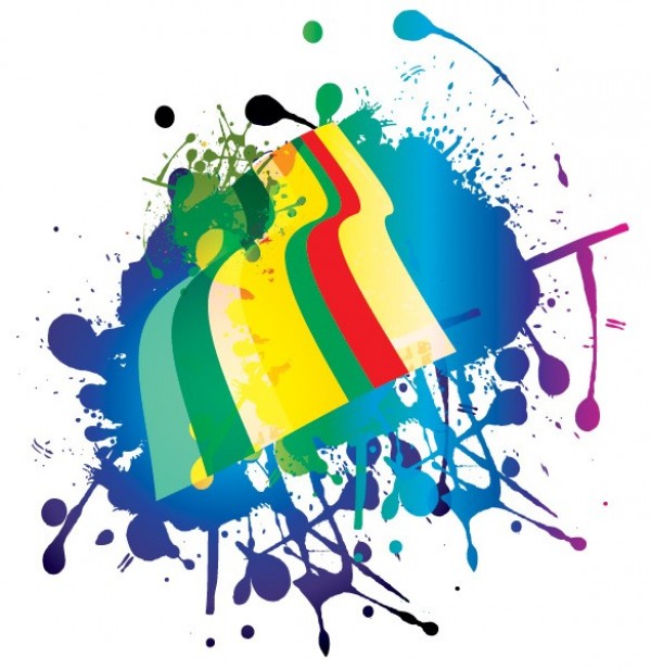 web vector unique stylish striped splash rainbow quality original illustrator high quality grunge graphic fresh free download free download design creative colorful background 