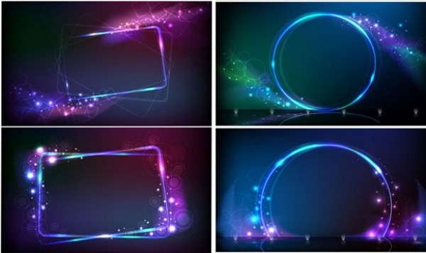 web vector unique ui elements stylish quality original new neon frame neon lights interface illustrator high quality hi-res HD graphic fresh free download free frame elements download detailed design creative blue banner background 