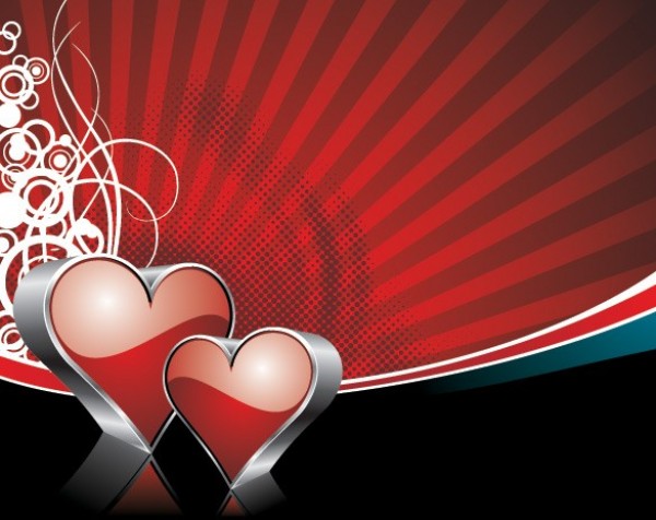 web vector valentines unique ui stylish red quality original new interface illustrator high quality hi-res hearts HD graphic glossy fresh free download free elements download detailed design creative black background 3d 