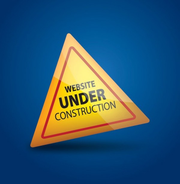 website under construction web vector unique under construction ui elements triangle sign stylish quality original new interface illustrator icon high quality hi-res HD graphic fresh free download free elements download detailed design creative blue background 