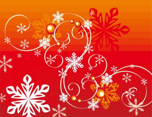 wintertime winter web vector unique swirls stylish snowflakes snow red quality original orange illustrator high quality graphic fresh free download free download design creative background abstract 