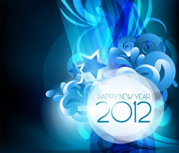 web vector unique stylish stars starry quality original new year 2012 new year new illustrator high quality graphic fresh free download free download design creative celebration blue background abstract 2012 