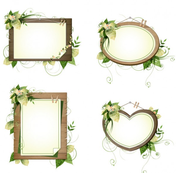 wooden wood web vector unique ui elements stylish quality original old fashioned new interface illustrator high quality hi-res heart HD graphic fresh free download free frames elements download detailed design creative 