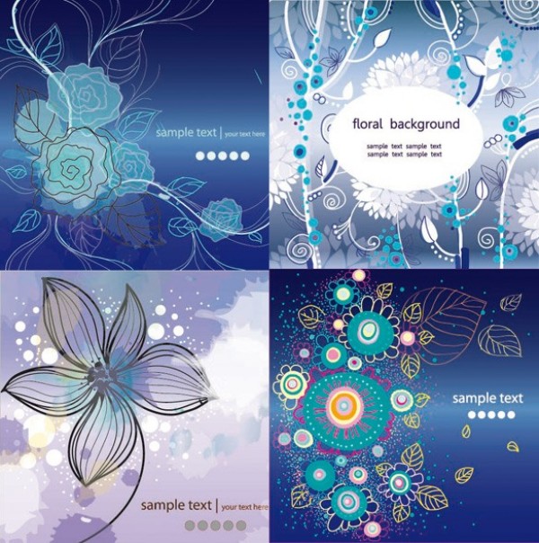 web vector unique ui elements stylish quality original new interface illustrator high quality hi-res HD hand drawn graphic fresh free download free flowers floral elements download detailed design delicate creative blue background abstract 