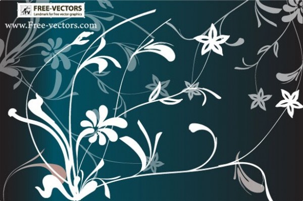 web vector unique stylish quality ornamental original illustrator high quality graphic fresh free download free flowers floral download design creative blue background 