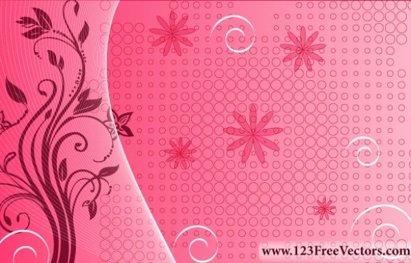 web vector unique stylish quality pink pattern original illustrator high quality graphic fresh free download free floral download design creative circles background 