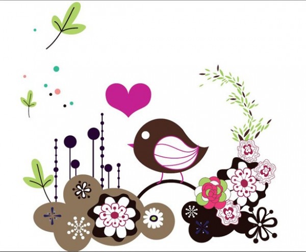 web vector unique ui elements stylish quality original new interface illustrator high quality hi-res heart HD graphic fresh free download free flower floral elements download detailed design creative card bird background abstract 