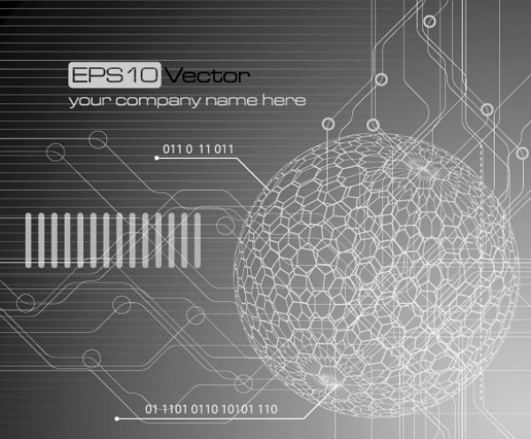 web vector unique tech stylish quality original illustrator high quality hexagon greytone grey gray graphic globe fresh free download free EPS download design creative background abstract 