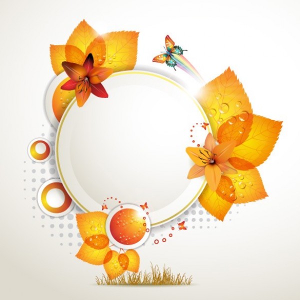web vector unique ui elements text stylish round quality original orange new leaves leaf juicy interface illustrator high quality hi-res HD graphic fresh free download free frame EPS elements download detailed design creative butterfly background 