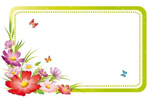 web vector unique ui elements stylish quality original new illustrator high quality hi-res HD green graphic fresh free download free frame flowers floral EPS download design creative butterflies background 