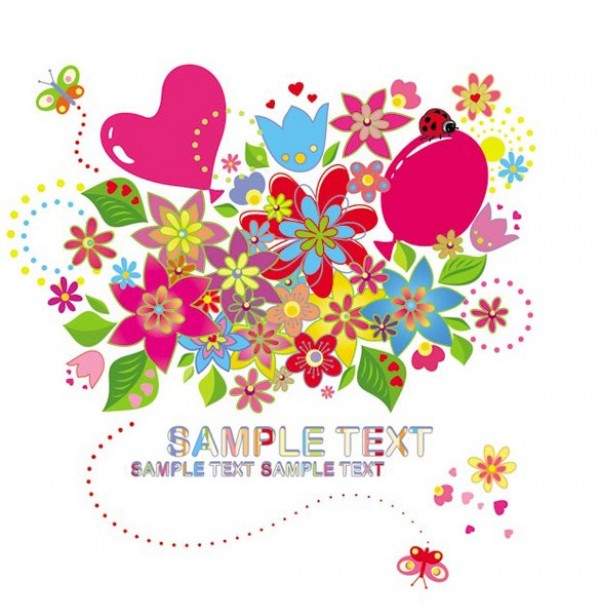 web vector unique stylish quality original new ladybug illustrator high quality hearts graphic fresh free download free floral EPS download design creative colorful butterflies balloons background abstract 