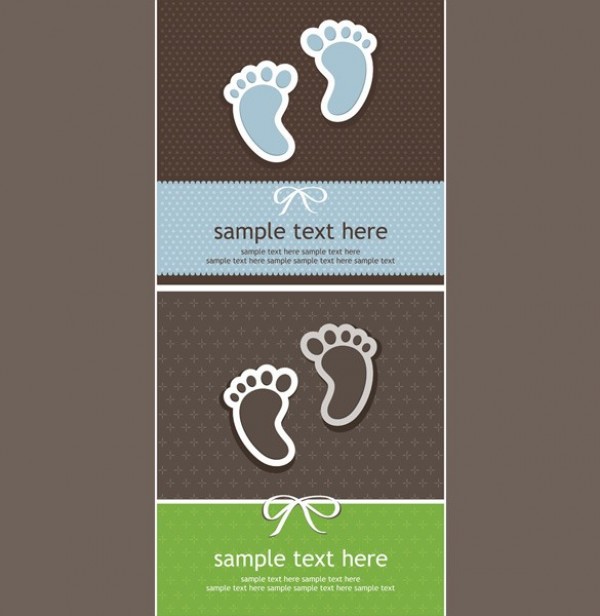 web vintage vector unique ui elements stylish set quality quaint original new interface illustrator high quality hi-res HD green graphic fresh free download free EPS elements download detailed design creative cdr blue baby feet baby announcement card 