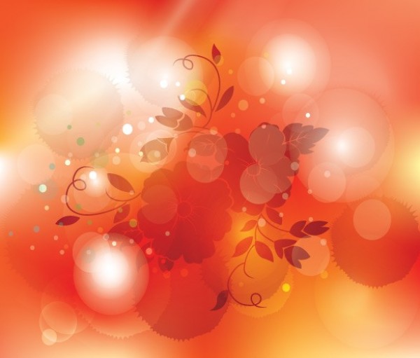 web vector unique stylish quality original orange lights illustrator high quality graphic fresh free download free flowers floral download design creative bokeh blurred blur background AI 
