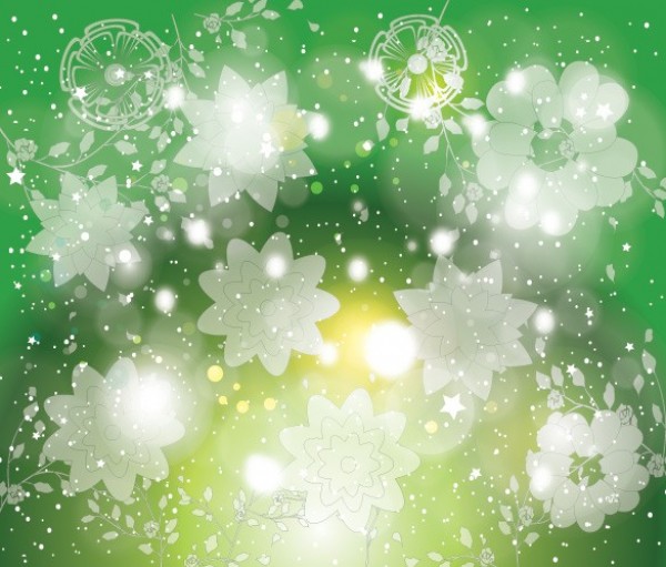 white flowers web vector unique transparent stylish quality original illustrator high quality green graphic glowing fresh free download free floral download design creative background AI abstract 