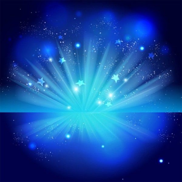 web water vector unique stylish stars starry reflection quality original night illustrator high quality graphic glowing fresh free download free EPS download design creative blue background abstract 